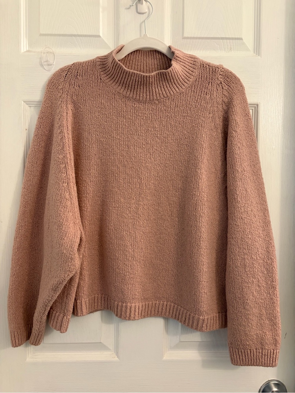 Old Navy Blush Pink Cowlneck Sweater. Size XL  $10